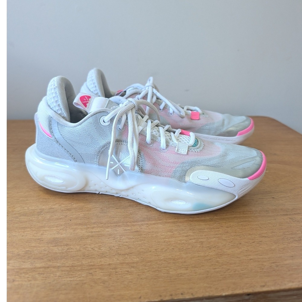 Li-Ning Way of Wade All City 12 Pink Sea Basketball Shoes ABAU023-16 Mens 8.5
